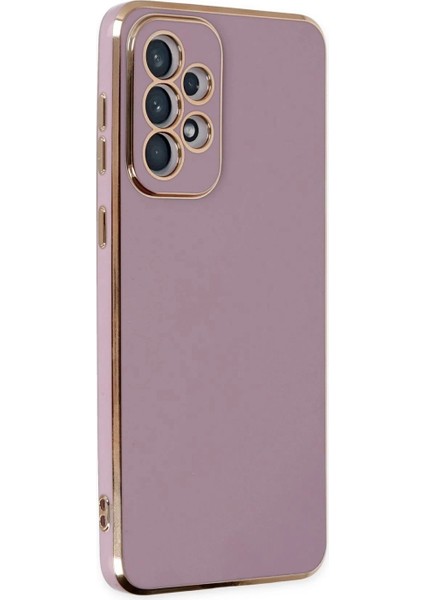 Samsung Galaxy A73 5g Kılıf Volet Silikon - Mor modelleri