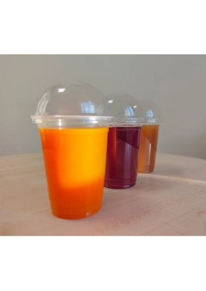 Pp Plastik Şeffaf Bardak 95X400CC 14 Oz (Bardak + Bombe Kapak 300'LÜ) fiyatları