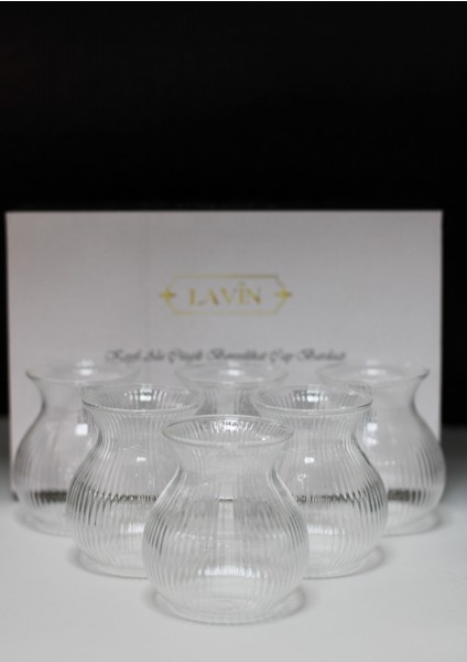 6’lı Keyfi Ala Borosilikat Çay Bardağı Seti – Tombul Düz Şeffaf Çay Bardağı (Premium Seri) modelleri