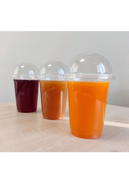 Pp Plastik Şeffaf Bardak 95X400CC 14 Oz (Bardak + Bombe Kapak 300'LÜ) indirimleri