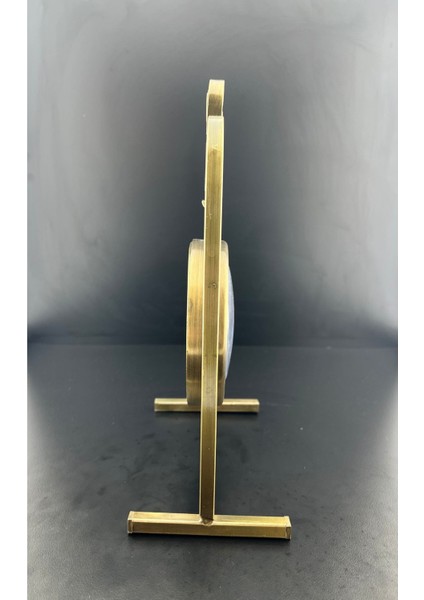 Kahverengi Dekoratif Masa Saati, Şık ve Şeffaf Tasarım, Ofis ve Ev Dekorasyonu Için Ideal modelleri