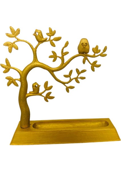 Ağaç ve Kuş Figürlü Şık Takı Düzenleyici, Dekoratif ve Hediye Seçeneği fiyatları