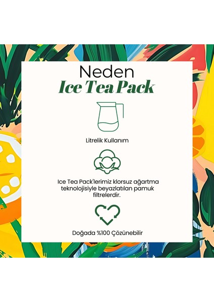 Summer Sun Ice Tea Pack - Soğuk Çay Paketi, 5X20 gr modelleri