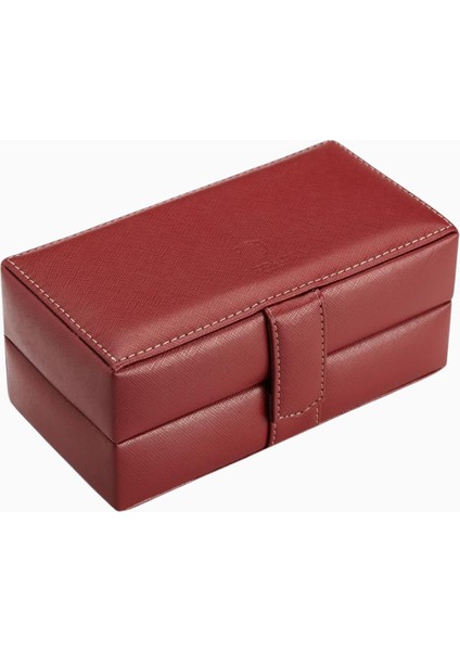 Mat Karbon Deri Saat Kutusu, 3 Saat Kapasiteli, Yumuşak Astar, Modern Tasarım modelleri