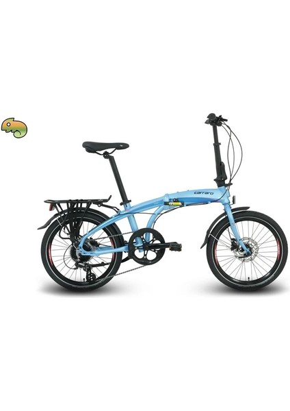 Flexı 108 Hd Katlanır Bisiklet 320H V 20 Jant 8 Vites Mavi Yeşil Bukalemun Siyah Kırmızı