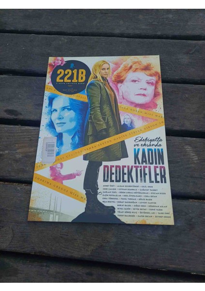 221B Polisiye ve Bilim Sayi 2 Maet Nisan 2016 96 Sayfa Buyuk Ebat Renkli Kuse Kagit Cok Temiz Kondisyonda