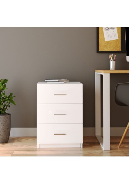 Bega C Ofis 3 Çekmeceli Keson 3 Renk Beyaz Beg3-W fiyatları