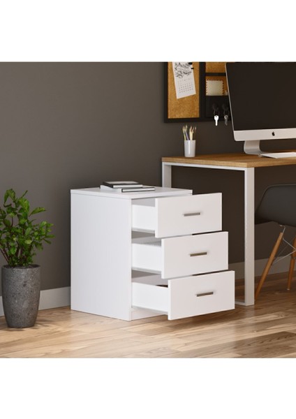 Bega C Ofis 3 Çekmeceli Keson 3 Renk Beyaz Beg3-W fırsatları