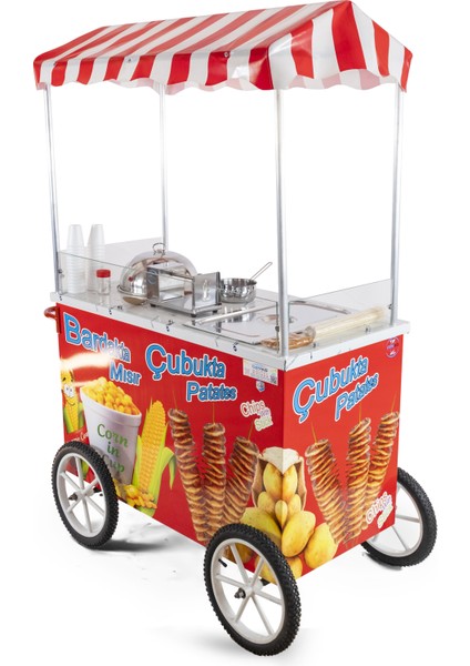 Bardakta Mısır ve Çubukta Patates Arabası 60/120 Elektrikli fiyatları