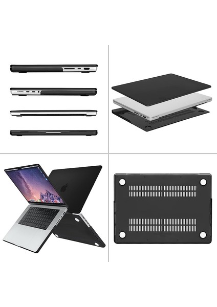 MacBook Pro 16 Inç Kılıf ile Uyumlu 2023 2022 2021 Sürüm M2 A2780 A2485 M1 Pro/max Chip Touch Id, Plastik Sert Kabuk&klavye Kapağı&ekran Koruyucu&c Tipi Adaptör 2'li Paket (Yurt Dışından) indirimleri