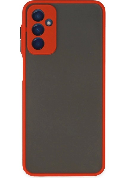 Samsung Galaxy M13 Kılıf Montreal Silikon Kapak - Kırmızı