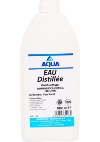 Aqua - Distile Su 1 Lt - 1 Adet