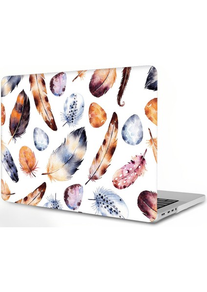 MacBook Air 13 Inç Kılıf ile Uyumlu 2021 2020 2019 2018 Sürüm A2337 M1 A2179 A1932 Touch Id, Plastik Sert Kabuk Kılıf (Yurt Dışından)