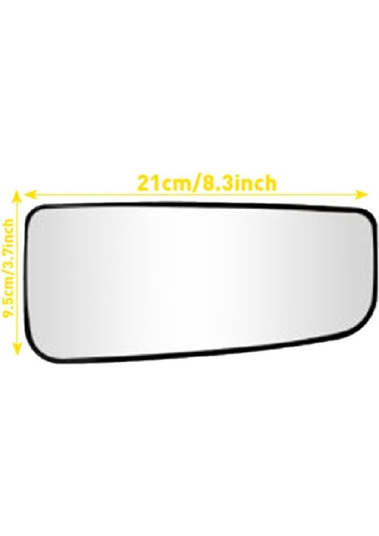 Sağ Kapı Kanat Yan Ayna Camı Isıtmalı FL3Z17K707U (Yurt Dışından)