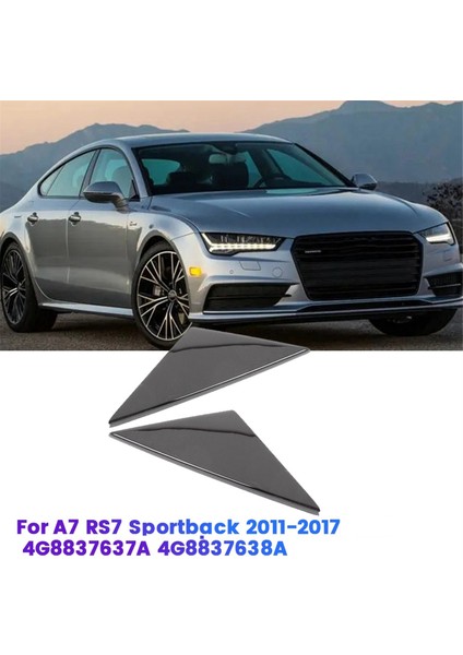 1 Çift Araba Ön Kapı Aynası Üçgen Trim Panel Köşe Kapağı (Yurt Dışından) fırsatları