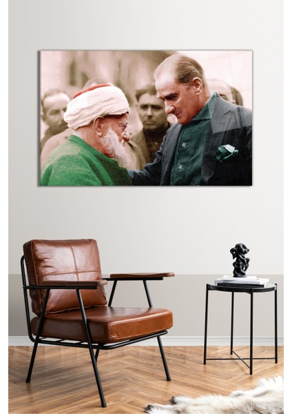 Halk ve Atatürk Cam Tablo, Modern Ev ve Ofis Dekoru, Hediyelik Duvar Dekorasyonu, Kırılmaz Cam fiyatları