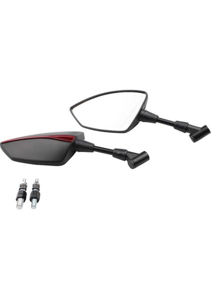 Motosiklet Üniversal 10MM 8mm Dikiz Aynası Yan Ayna Kırmızı (Yurt Dışından) fiyatları