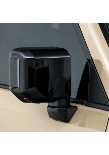 Arka Görünüm Yan Kapı Aynası Dekoratif Kapak Trim Aksesuarları Siyah (Yurt Dışından) indirimleri