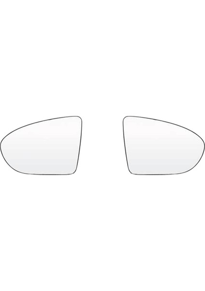 Dualis 07-14 Lh Rh Yan Kanat Ayna Camı Isıtmalı (Yurt Dışından) fiyatları