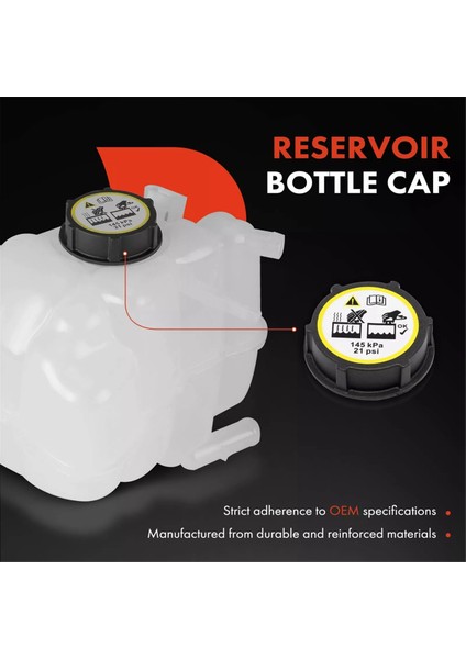 Araba Soğutma Suyu Rezervuarı Genleşme Tankı Kapaklı (Yurt Dışından) indirimleri