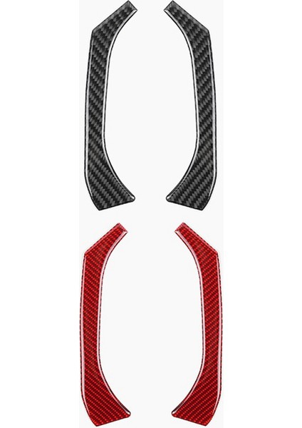 22-23 Siyah Için Gerçek Yumuşak Karbon Fiber Çıkartma (Yurt Dışından) modelleri