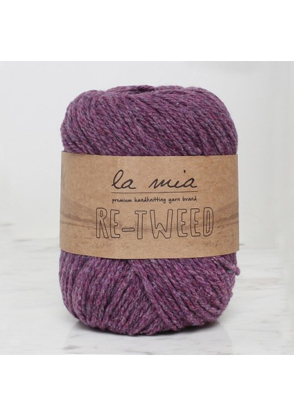 Re-Tweed Mor Melanj El Örgü İpi - L143 - 34408