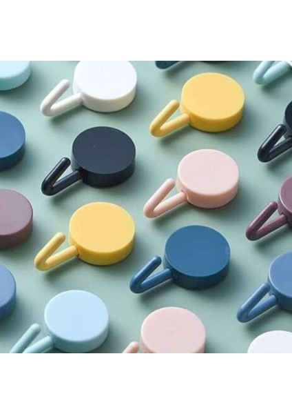 Kendinden Yapışkanlı Renkli Duvar Askısı