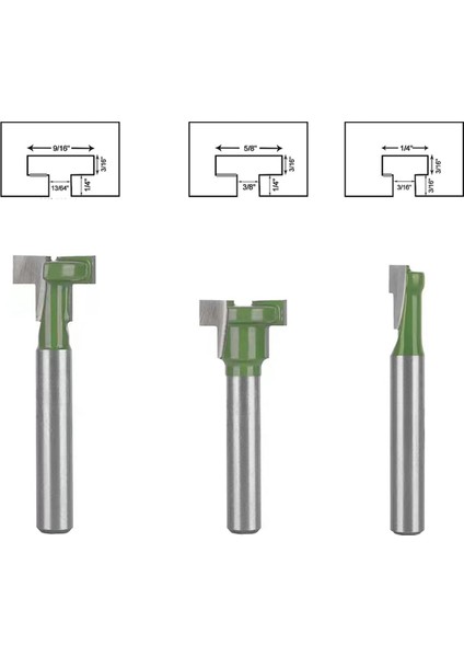 Anahtar Deliği Freze Ucu Seti, 1/4 Inç Sap Freze Ucu Seti (Yurt Dışından) modelleri