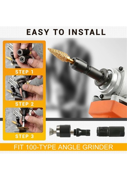 100 Tip Açı Taşlama Makinesi Için Açı Taşlama Makinesi Değiştirilmiş Adaptörü (Yurt Dışından) modelleri