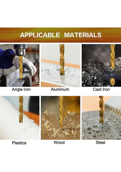 30 Adet Titanyum Darbeli Matkap Ucu, Depolama Alanlı Altıgen Hss Büküm Matkap Uçları (Yurt Dışından) indirimleri