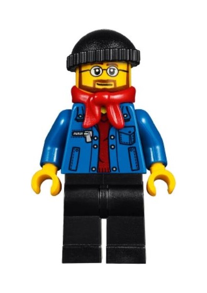 Minifigür Winter Holiday Train Station Bus Driver HOL090