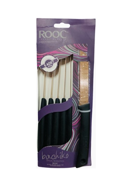 Trendy Tırtıklı 6 Lı Lazer Sebze Bıçağı