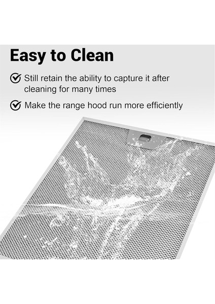 WB02X24872 Davlumbaz Yağ Filtresi Davlumbaz Için JVW5301BJTS (Yurt Dışından) modelleri