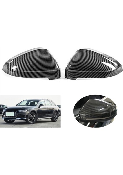 Araba Karbon Fiber Desenli Arka Ayna Kapağı Kabuk Kapağı (Yurt Dışından)