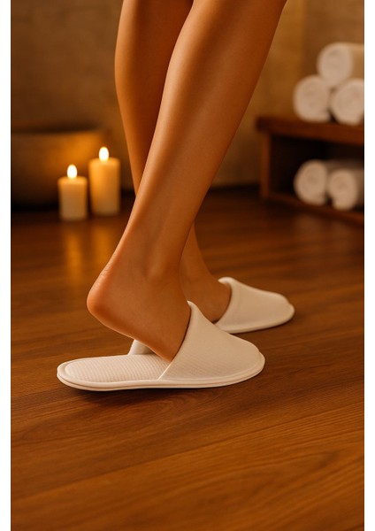 Tek Kullanımlık Eva Kalite Spa & Otel Terliği – 40'lı Paket | Hijyenik, Kaymaz Tabanlı, Unisex fırsatları