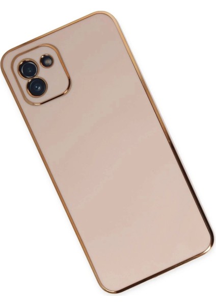 Samsung Galaxy A03 Kılıf Volet Silikon - Pembe modelleri