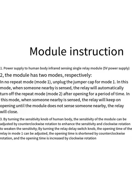 Röle Modülü Insan Vücudu Kızılötesi Algılama Tek Modül Gecikme Süresi (Yurt Dışından) fırsatları