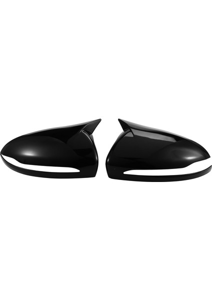W205 Siyah Için Boynuzlu Stil Yan Dikiz Aynası Kapağı (Yurt Dışından) fiyatları