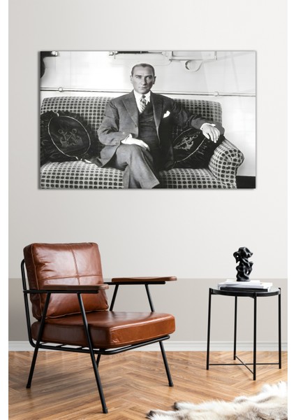 Gazi Mustafa Kemal Atatürk Cam Tablo, Ev Ofis Dekoru, Hediyelik Duvar Dekorasyonu, Kırılmaz Cam fiyatları