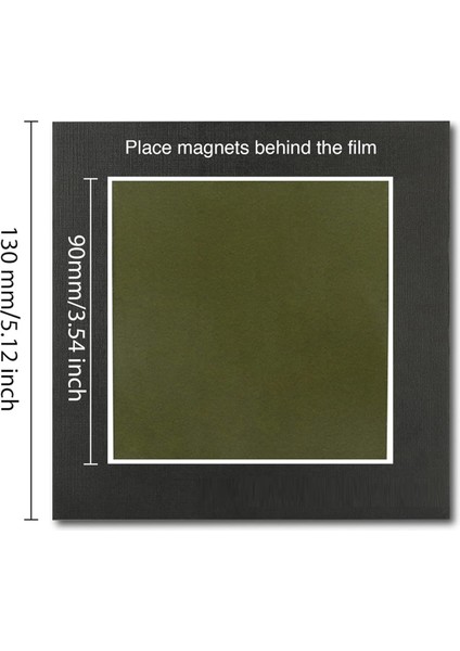 Manyetik Görüntüleme Filmi 4 Inç x 4 Inç Manyetik Alan Görüntüleyici (Yurt Dışından) indirimleri