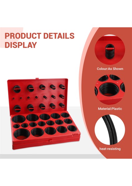 419 Adet Set Evrensel O-Ring Çeşitleri 32 Boyut Nitril Kauçuk Halka (Yurt Dışından) fırsatları