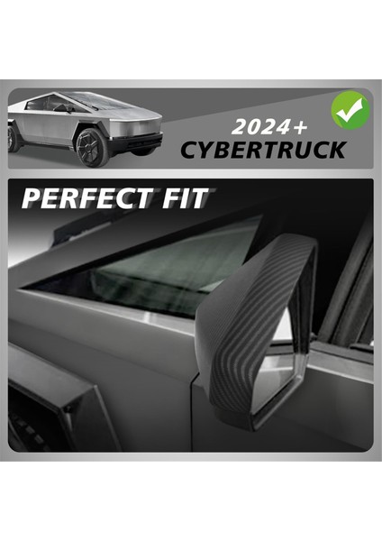 Cybertruck 2024 Dış Aksesuarlar Için Mat Karbon (Yurt Dışından)