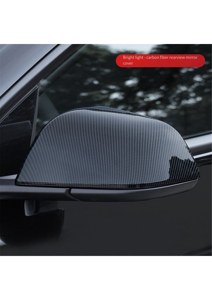 Model3 Yenilenmiş Versiyonu Için Karbon Fiber Dikiz Aynası Kapağı (Yurt Dışından)