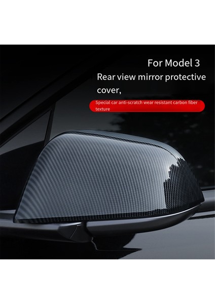 Model3 Yenilenmiş Versiyonu Için Karbon Fiber Dikiz Aynası Kapağı (Yurt Dışından) fırsatları