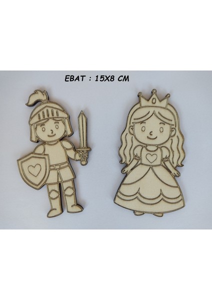 Boyanabilir Ahşap Figürleri - Lazer Kesim Kavak Kontraplak Etkinlik Seti (Anaokulu/1. Sınıf)