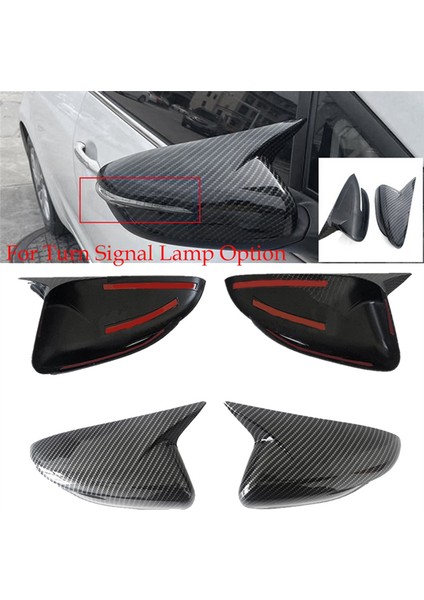 1 Çift Dikiz Aynası Kapağı Muhafazası Öküz Boynuzu Trim Kapakları K3 A Için (Yurt Dışından) fırsatları