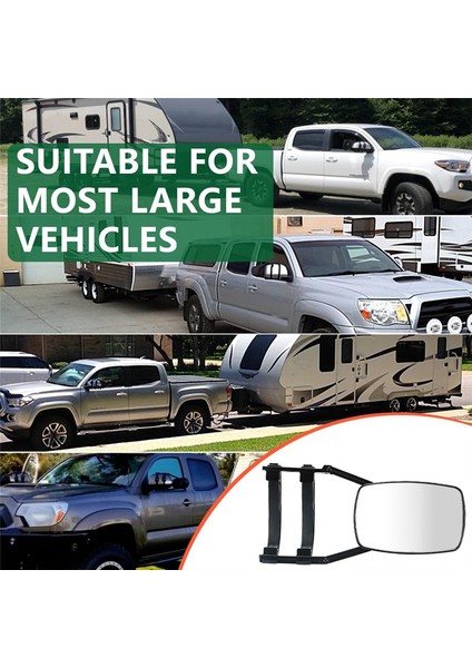 Çekme Için Genişletilmiş Aynalar 360 Derece Dönebilen Ayarlanabilir Çekme Aynası (Yurt Dışından) fırsatları