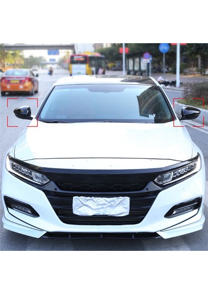 10. Nesil Accord Bullhorn Ayna Kapağı Karbon Fiber (Yurt Dışından)