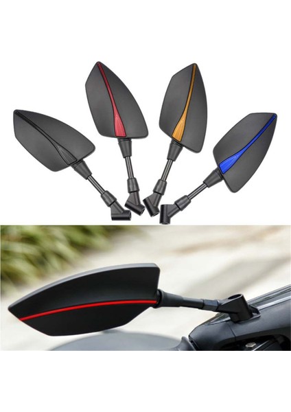 Motosiklet Üniversal 10MM 8mm Dikiz Aynası Yan Ayna Altın (Yurt Dışından) modelleri