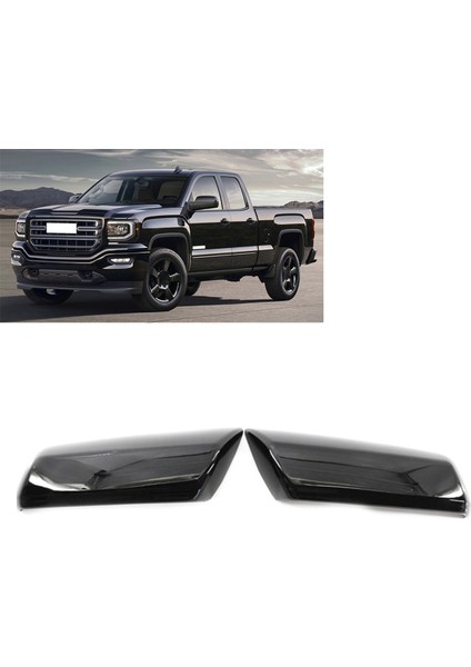 Çift Araba Dikiz Aynası Kapağı 1500 14-18 Parlak Siyah (Yurt Dışından)
